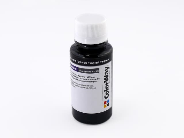 Чорнило ColorWay Epson XP103/600/EW610BK 100мл black — фото товару | Канцелярський Сад