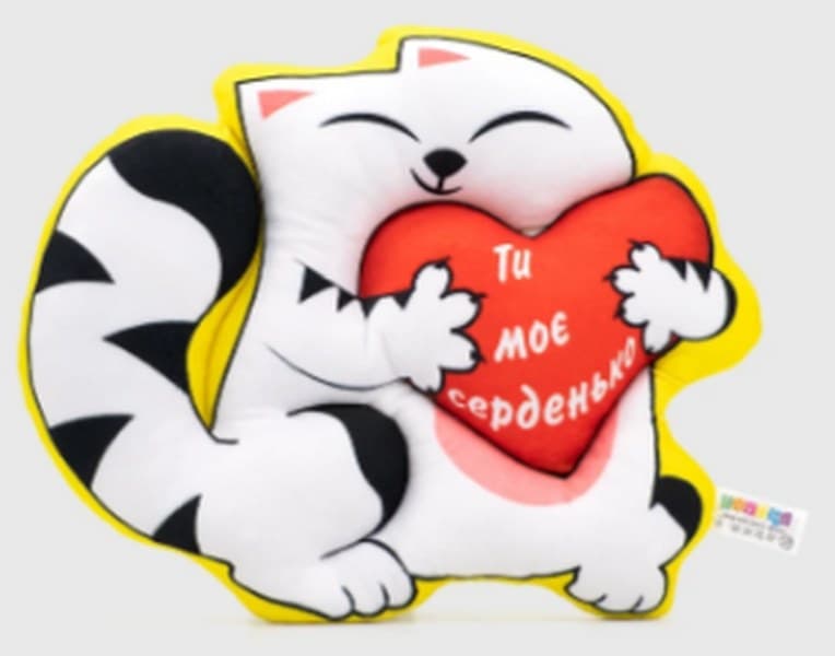 М'яка ігр. "Сувенір Love кошеня" 27х5х26 №00384 — купити | Канцелярський Сад