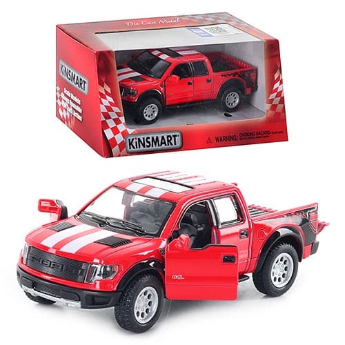 Машина метал. "Kinsmart" Ford F-150 SVT Raptor Supercrew 2013,в кор-ці №KT5365WF — купити | Канцелярський Сад
