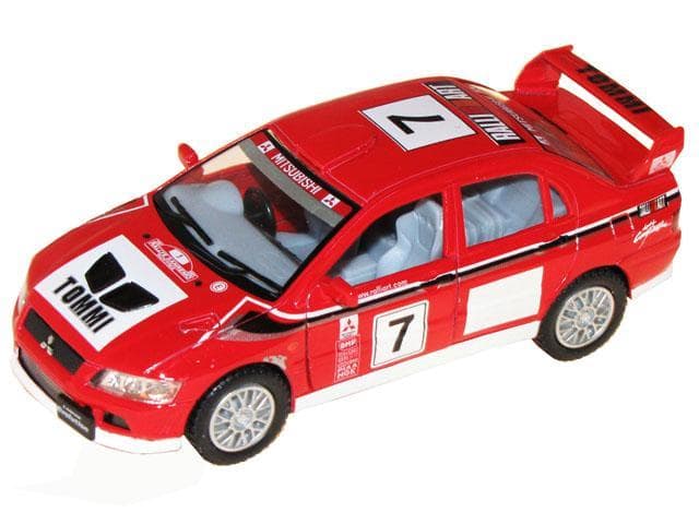 Машина метал. "Kinsmart" Mitsubishi lancer Evolution VII,в кор-ці №KT5048W — купити | Канцелярський Сад