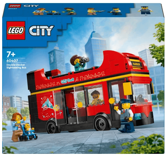 Конструктор "LEGO" City Червоний двоповерховий екскурсійний автобус №60407 — купити | Канцелярський Сад
