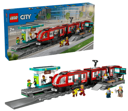 Конструктор "LEGO" City Трамвай і вокзал у центрі міста №60423 — купити | Канцелярський Сад