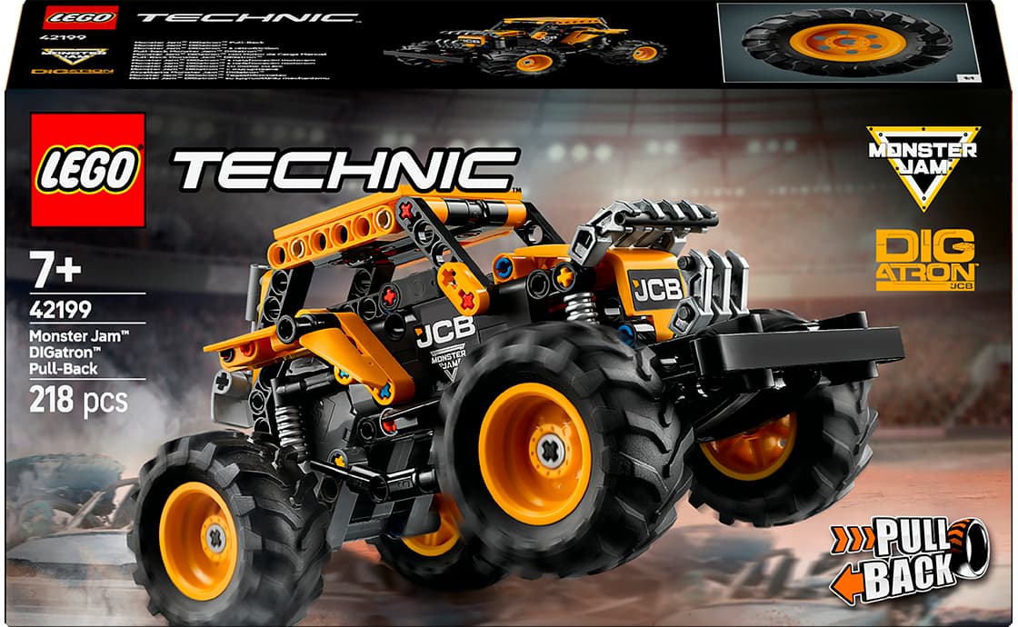 Конструктор "LEGO" Technic Monster Jam™ DIGatron™ з інерційним двигуном №42199 — купити | Канцелярський Сад