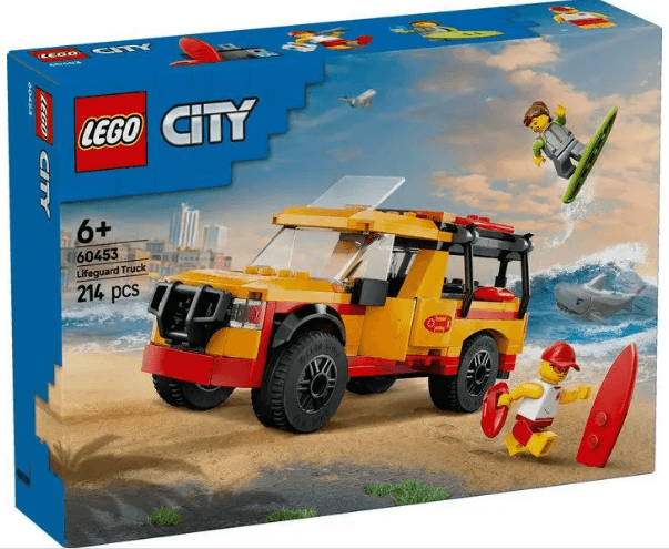 Конструктор "LEGO" City Пляжна рятувальна вантажівка №60453 — купити | Канцелярський Сад