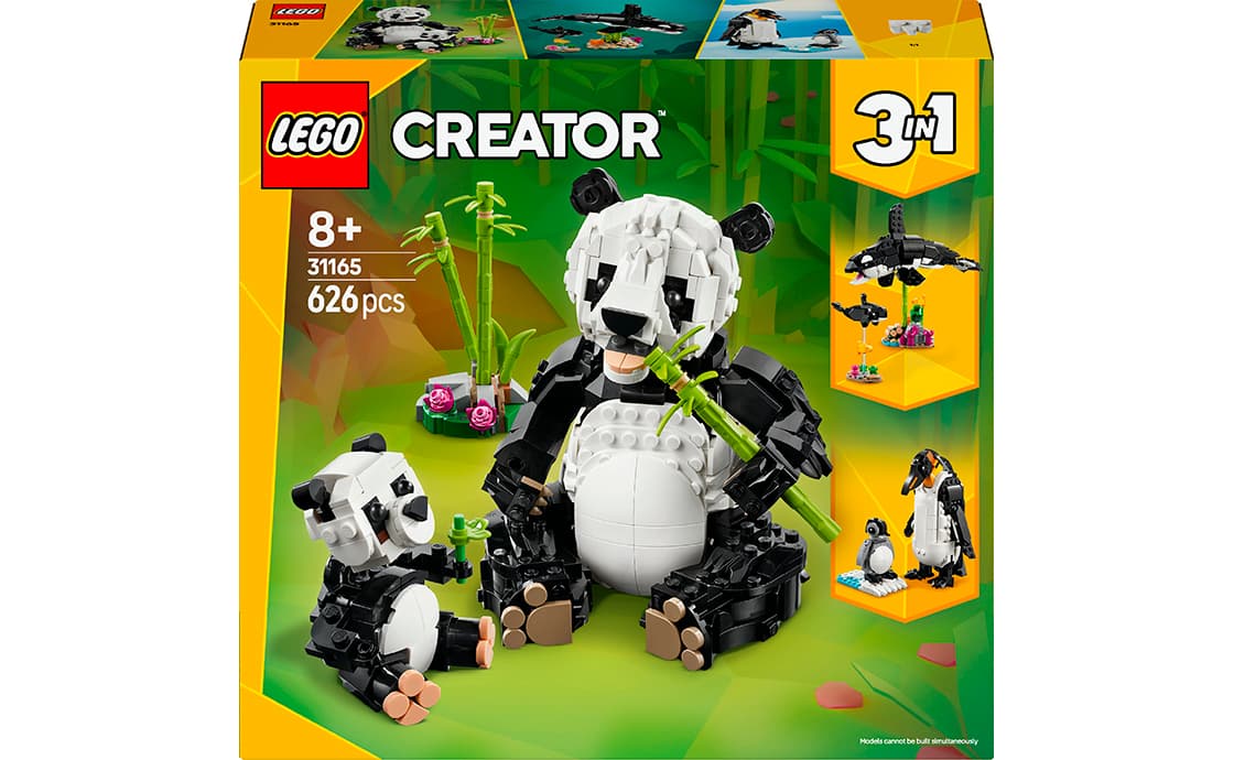 Конструктор "LEGO" Creator Дикі тварини: пандові №31165 — купити | Канцелярський Сад