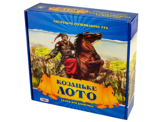 Лото дерев. "Козацьке" в кор-ці,26х26х10см №341/Strateg — купити | Канцелярський Сад