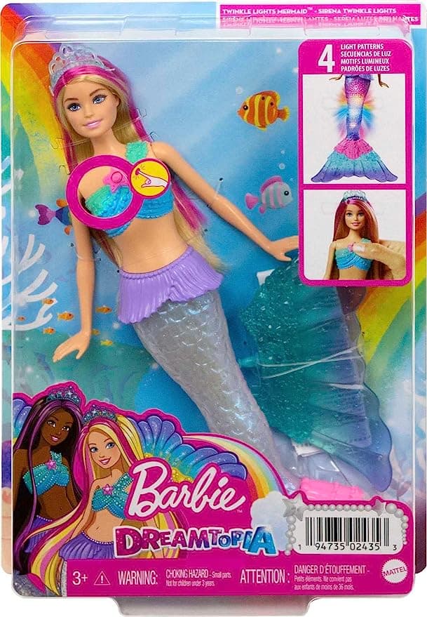 Лялька-русалка "Сяючий хвостик" серії Дрімтопія №HDJ36/Barbie — купити | Канцелярський Сад