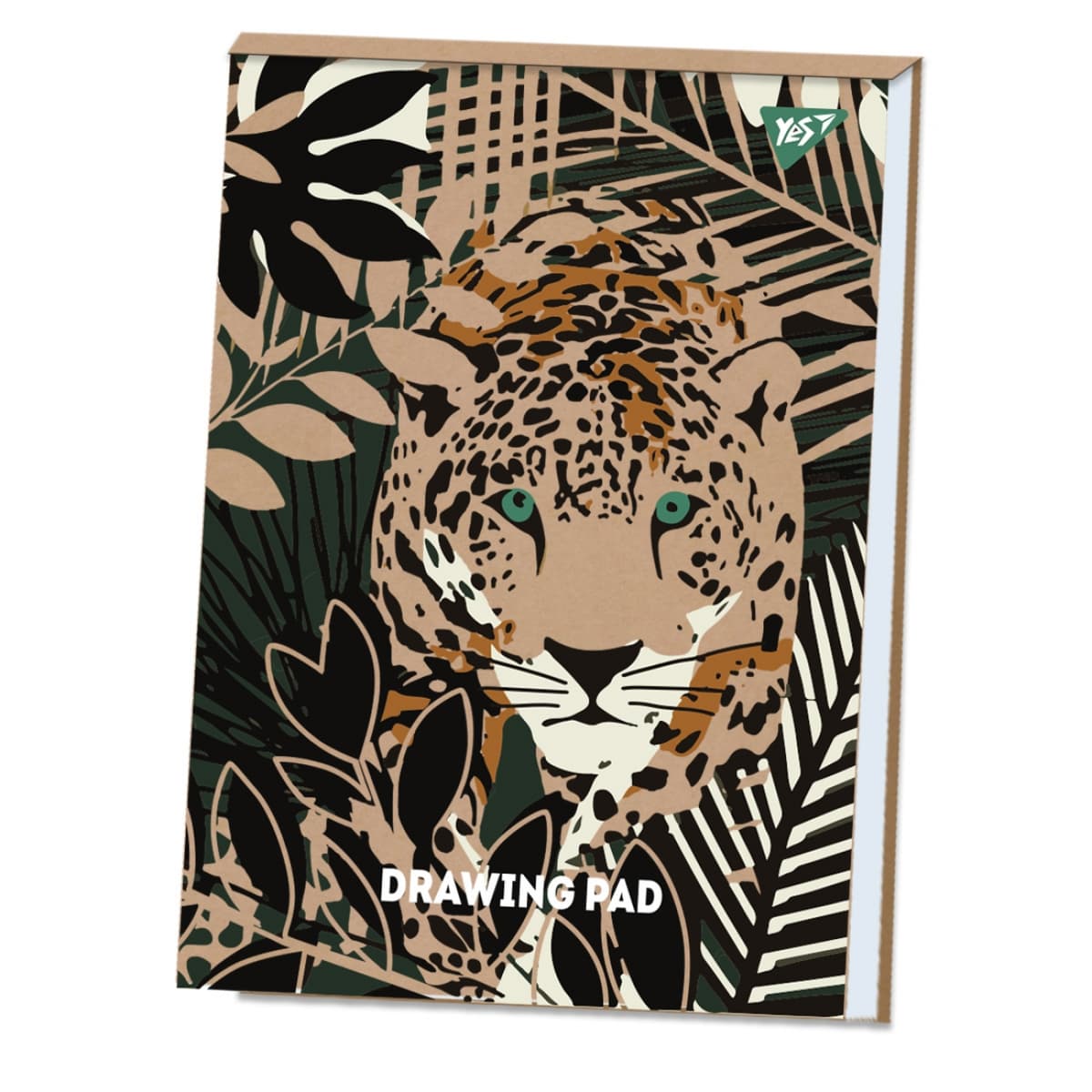 Альбом для малюв. склейка 30/100 А4 "Jaguar" крафт білила №130547/Yes — купити | Канцелярський Сад