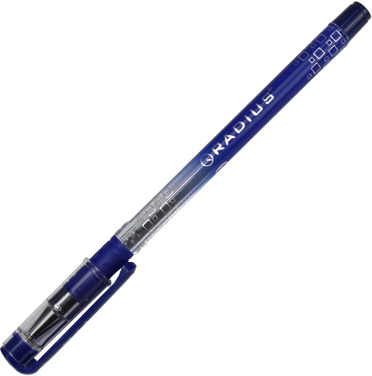 Ручка кульк. "Radius" №0184 I-pen 0,7мм синя,напівпрозор. корпус — купити | Канцелярський Сад