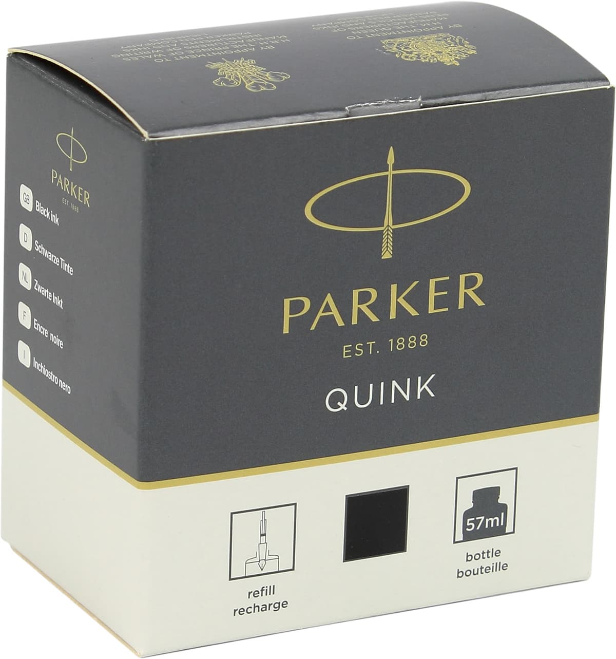 Чорнило "Parker Quink" №11010BK 57мл чорне — купити | Канцелярський Сад