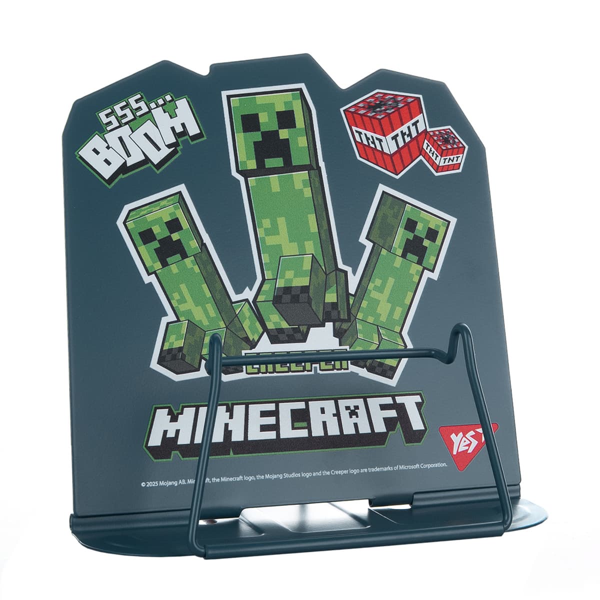 Підставка для книг "Yes" "Minecraft.Creepe" №470525 метал.,фігурна — купити | Канцелярський Сад