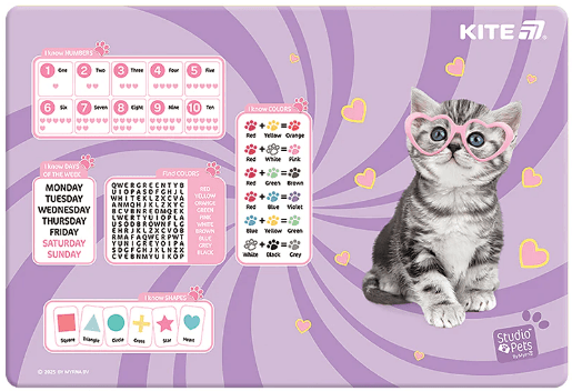 Підкладка для столу "Kite" №SP25-207 Studio Pets (42,5х29cм) PP — купити | Канцелярський Сад
