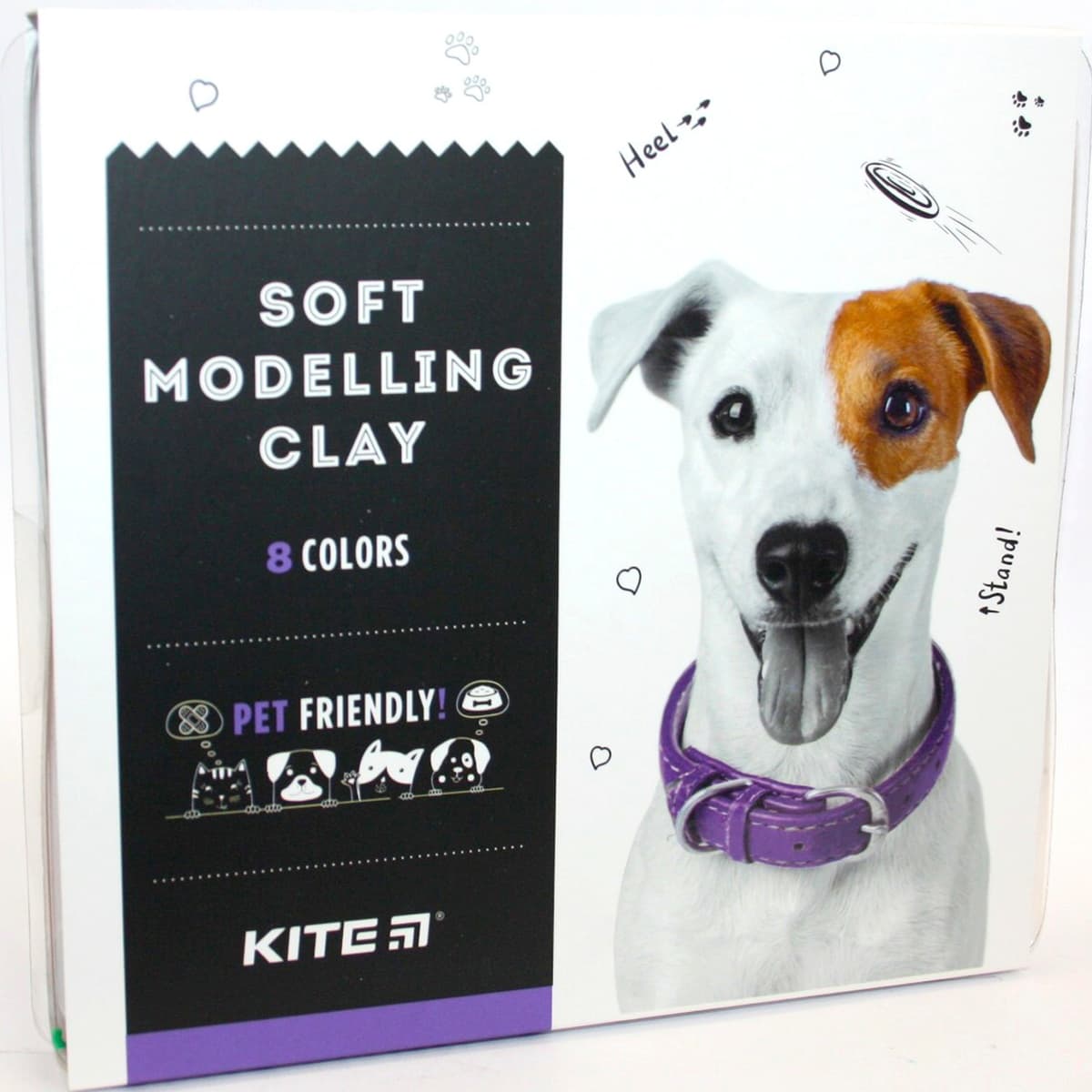 Пластилін "Kite" Dogs 8 кольор. 160гр воск. №K22-082 — купити | Канцелярський Сад