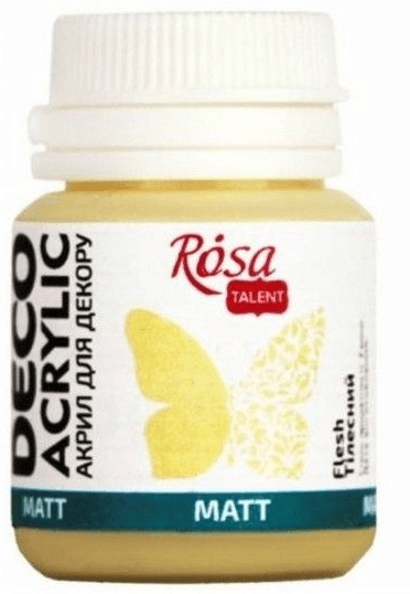 Акрил для декору "Rosa Talent" 20мл №20031 тілесний,глянцевий — купити | Канцелярський Сад