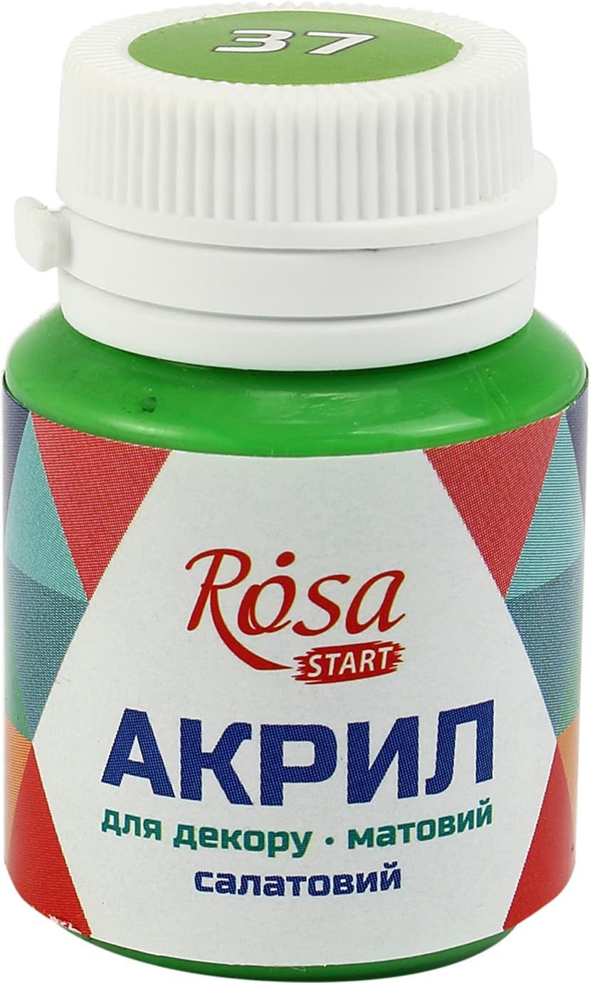 Акрил для декору "Rosa Talent" 20мл №20037/9276 матовий салатовий — купити | Канцелярський Сад