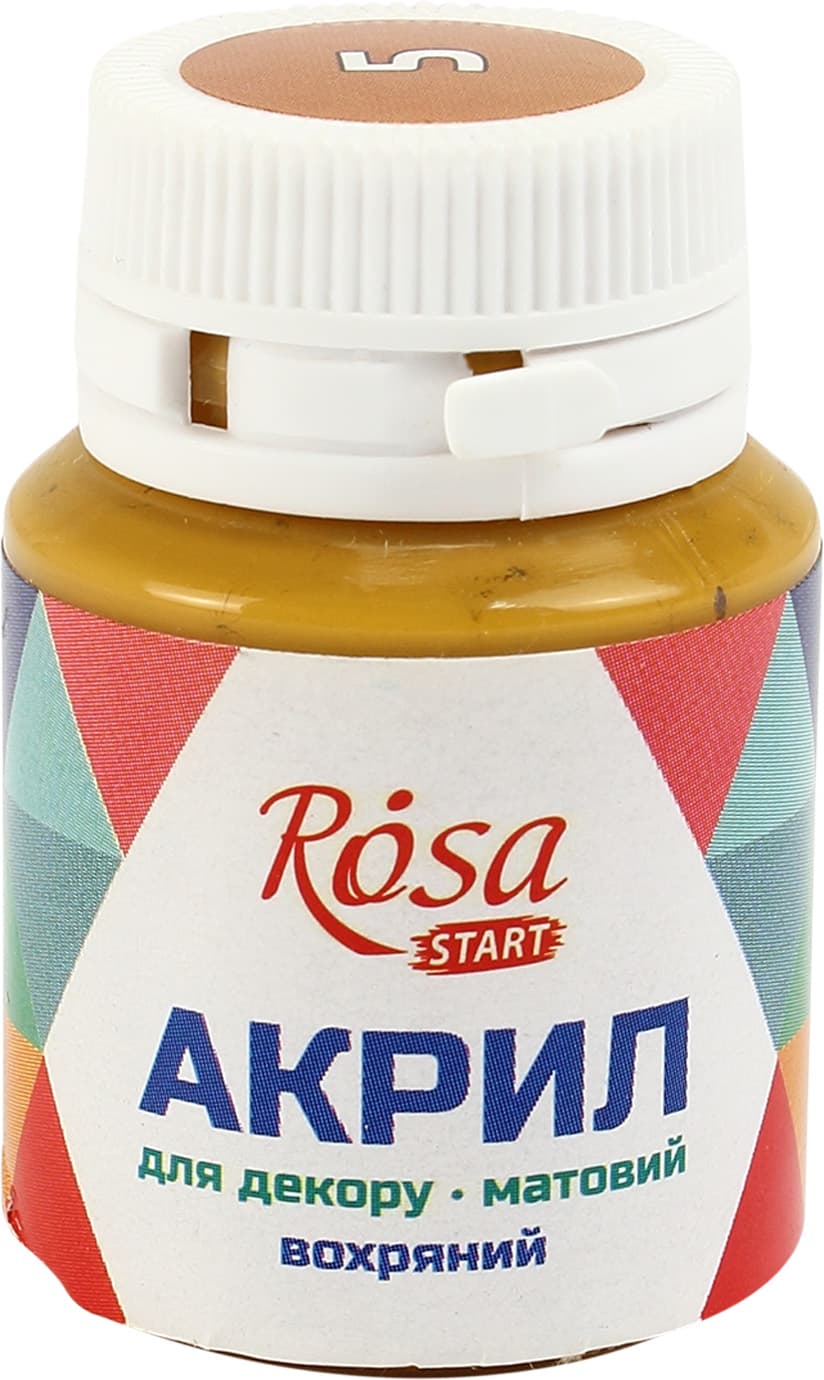 Акрил для декору "Rosa Talent" 20мл №20005/9078 матовий вохряний — фото товару | Канцелярський Сад