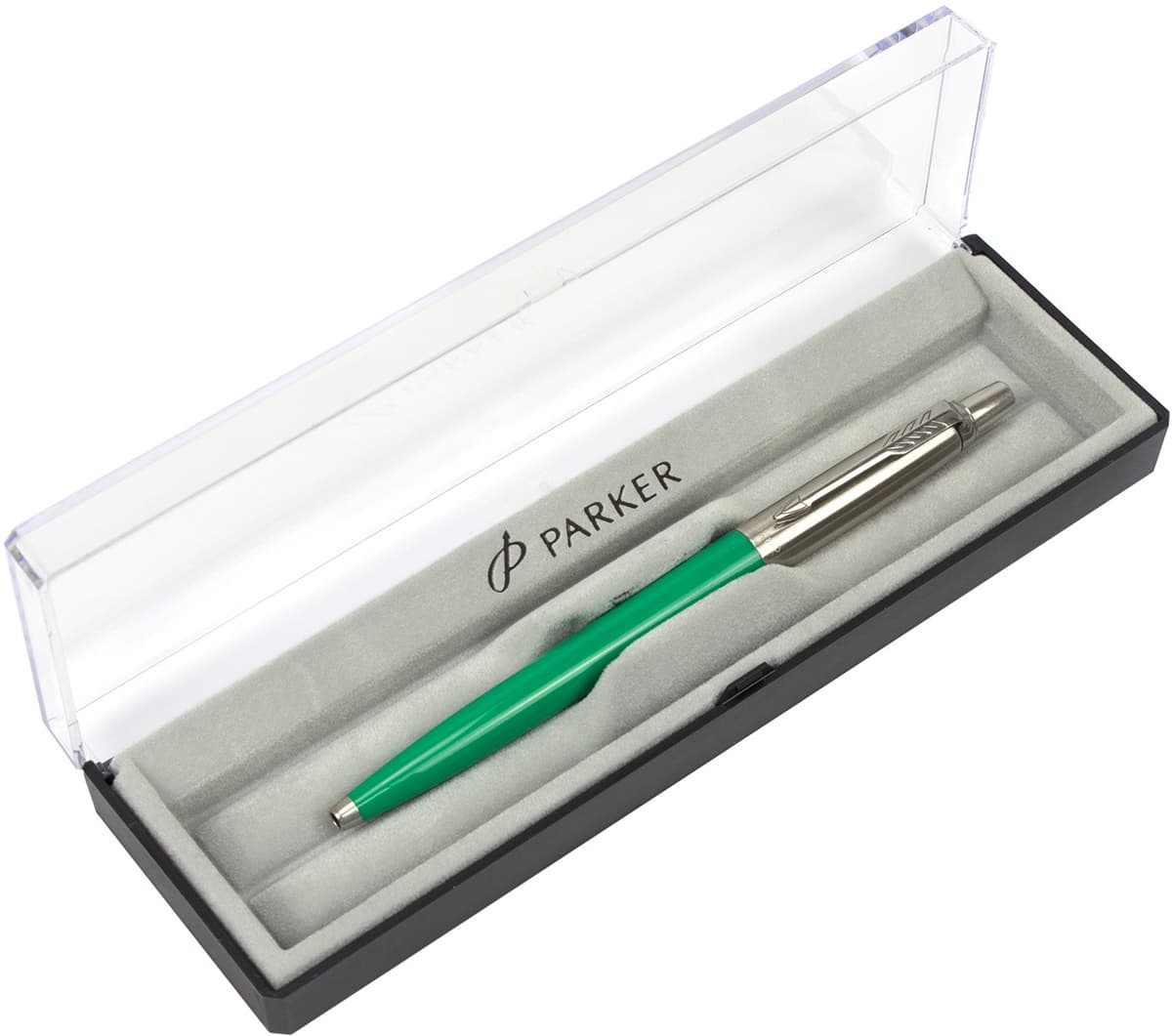 Ручка кульк. "Parker Jotter Plastic Green" №15232 — купити | Канцелярський Сад