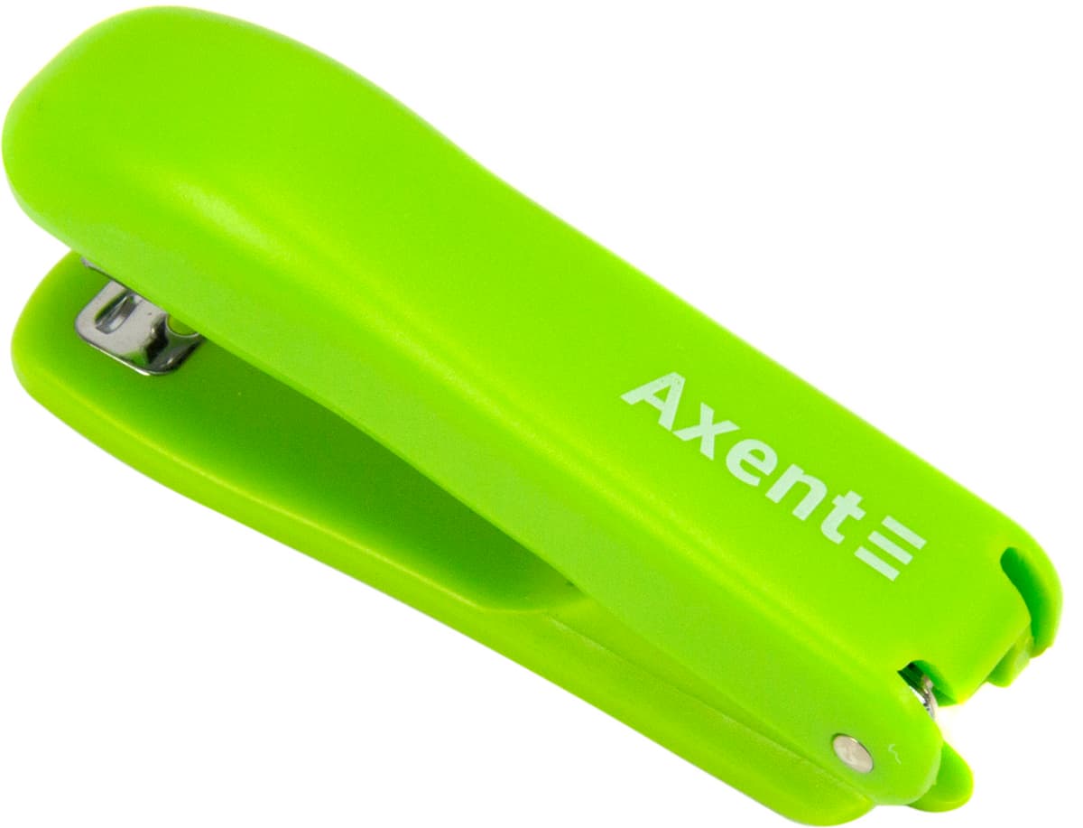Степлер "Axent" №10/5 15арк №4222-09-A Standard пласт. салатовий — купити | Канцелярський Сад
