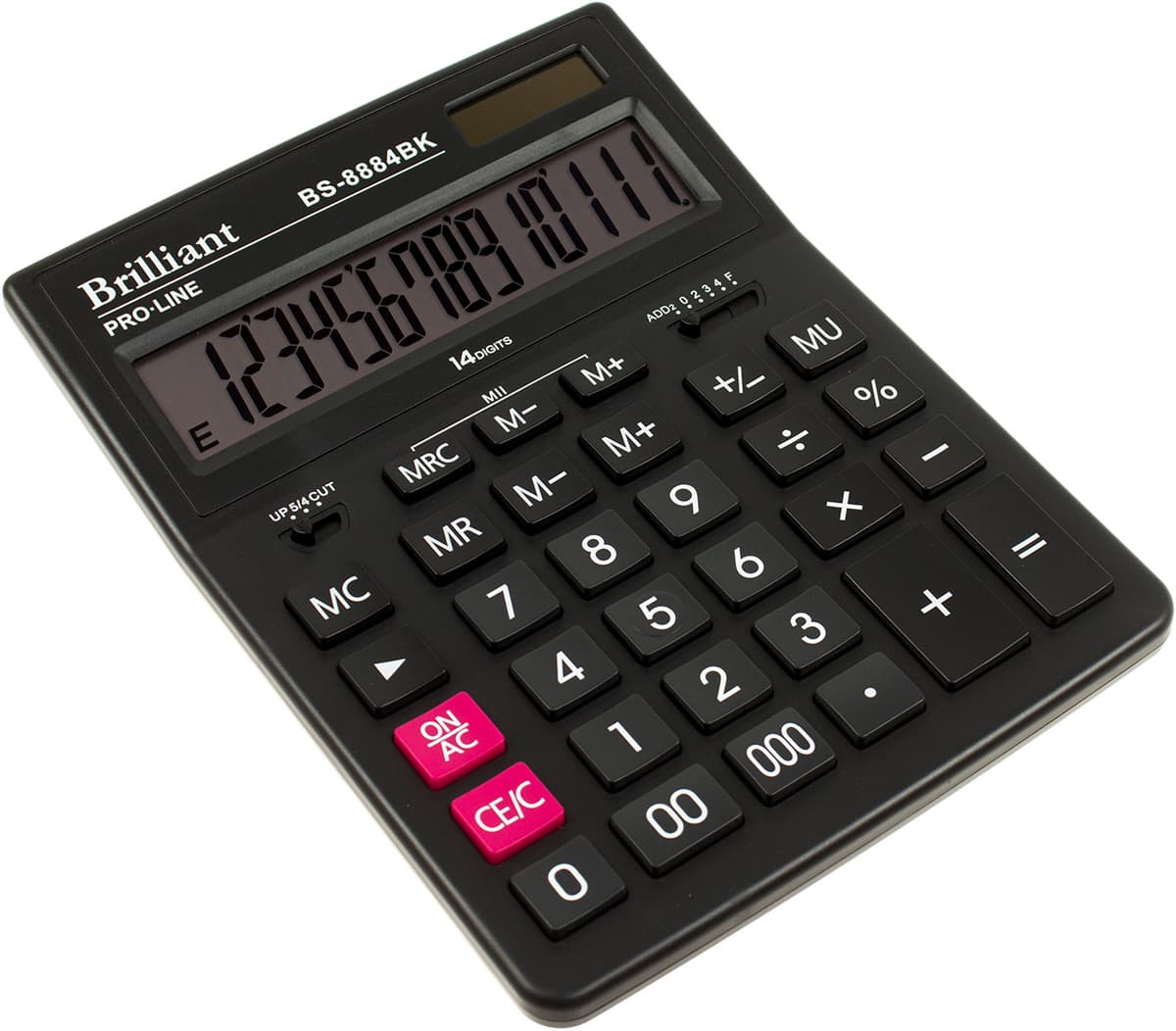 Калькулятор "Brilliant" №BS-8884BK (14-розряд.) — купити | Канцелярський Сад