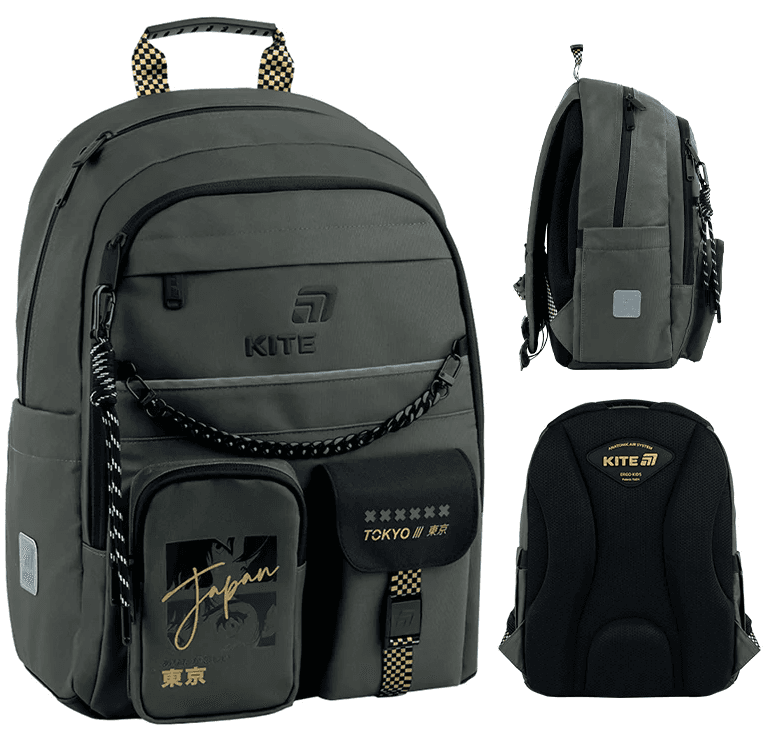 Рюкзак "Kite" Education Tokyo Vibe 2від.,5карм. №K26-584M-4 — купити | Канцелярський Сад