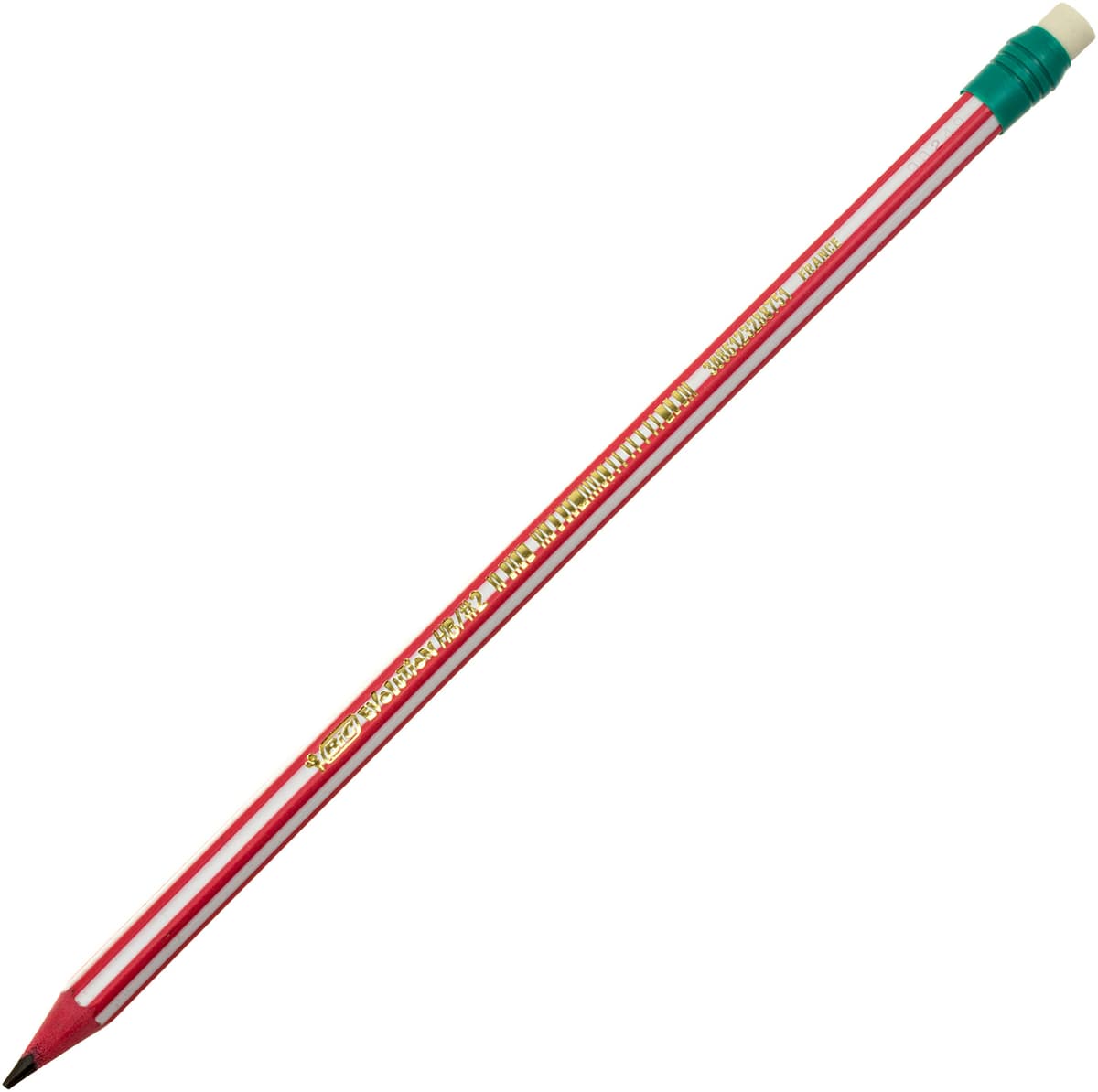 Олівець гр. "Bic" №8960342/646/8189 HB Еволюшн з гумкою — купити | Канцелярський Сад