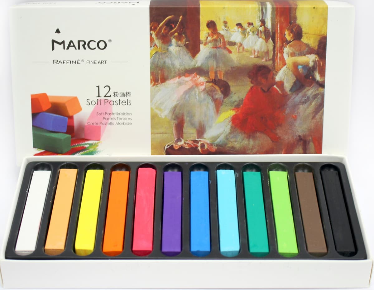Пастель "Marco" №7300/12/4179 12 кольор. — купити | Канцелярський Сад