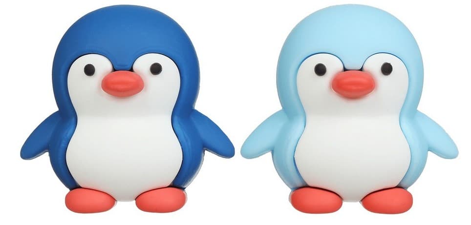 Гумка "Zibi" PENGUIN, 60х35х32мм №5426 — купити | Канцелярський Сад