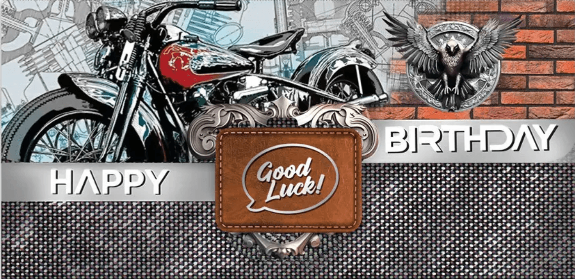 Конверт для грошей "Bike Happy birthday" (чол.) №2832/Фоліо — купити | Канцелярський Сад