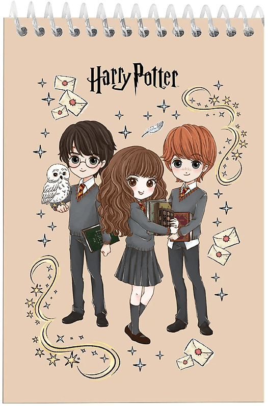 Блокнот пруж. А6 48арк. б/лін. Harry Potter №HP26-196/Kite — купити | Канцелярський Сад