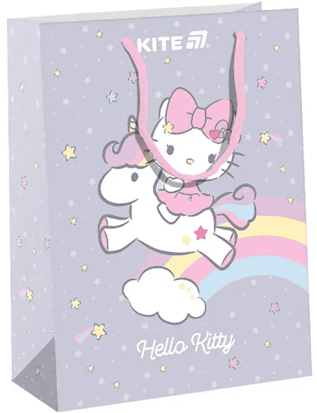 Пакет подарунковий папер. 18х24см Hello Kitty №HK25-265-1/Kite — купити | Канцелярський Сад