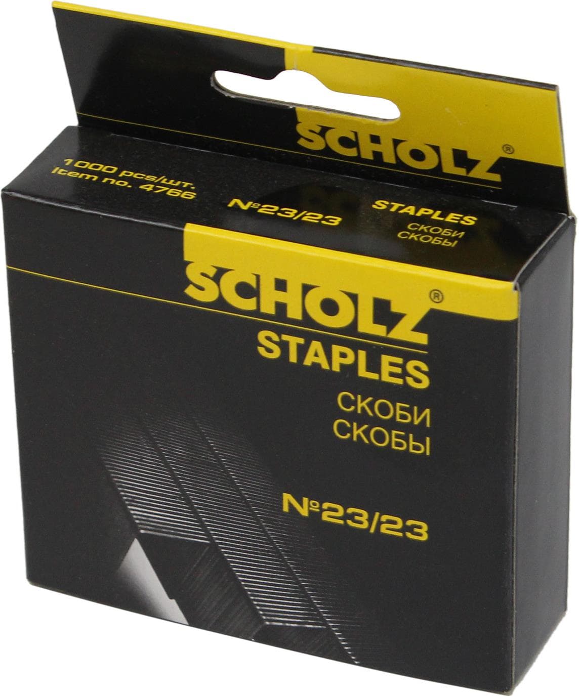 Скоби "Scholz" №23/23 (1000шт) №4766 — купити | Канцелярський Сад