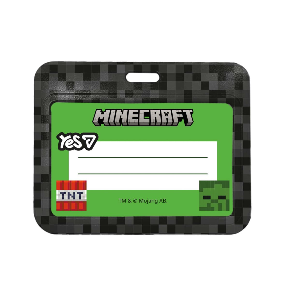 Бейдж "Yes" Minecraft Heroes №940399 горизонт.,слайдер — купити | Канцелярський Сад