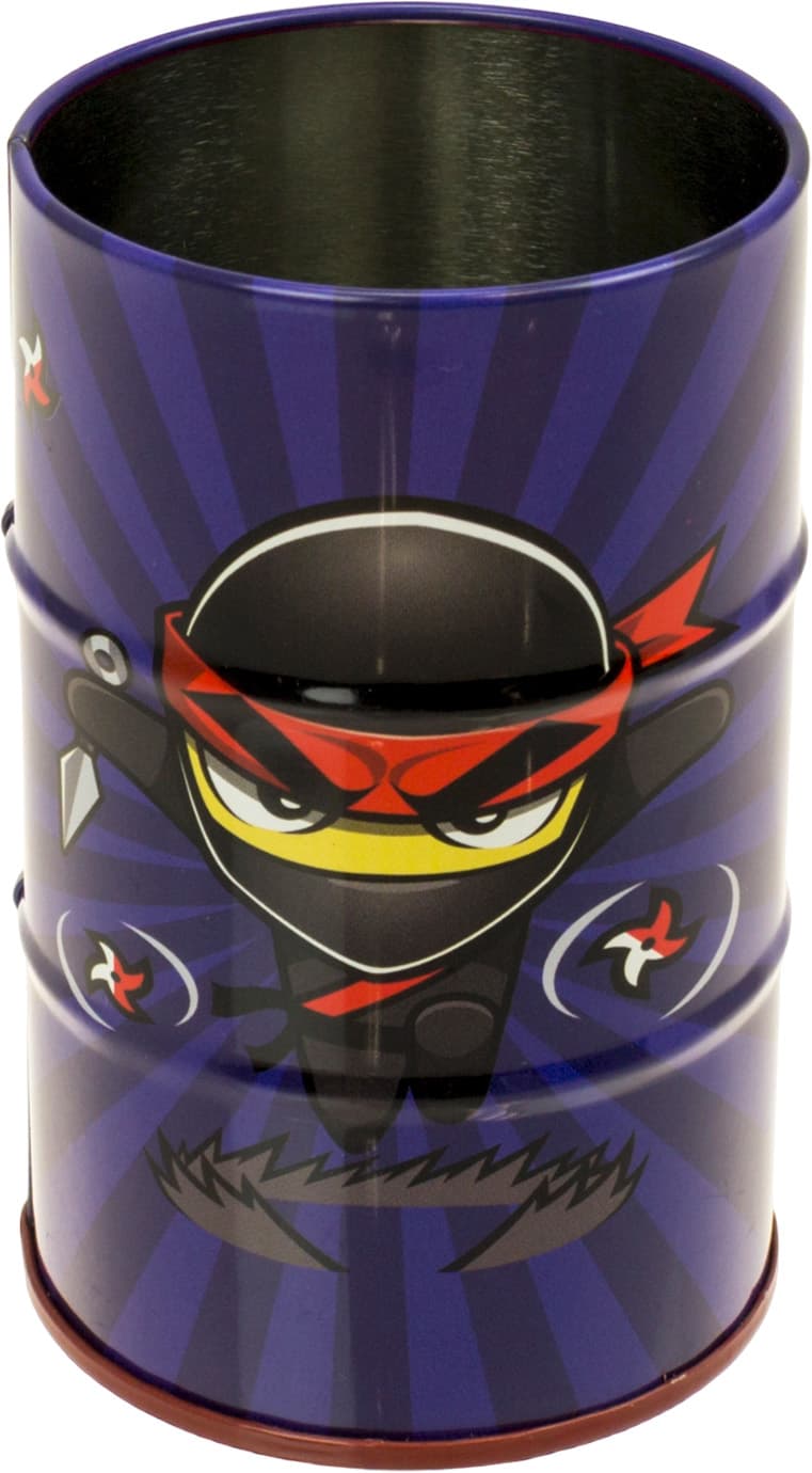 Стакан для ручок метал. "Yes" №470503 "Ninja" — фото товару | Канцелярський Сад
