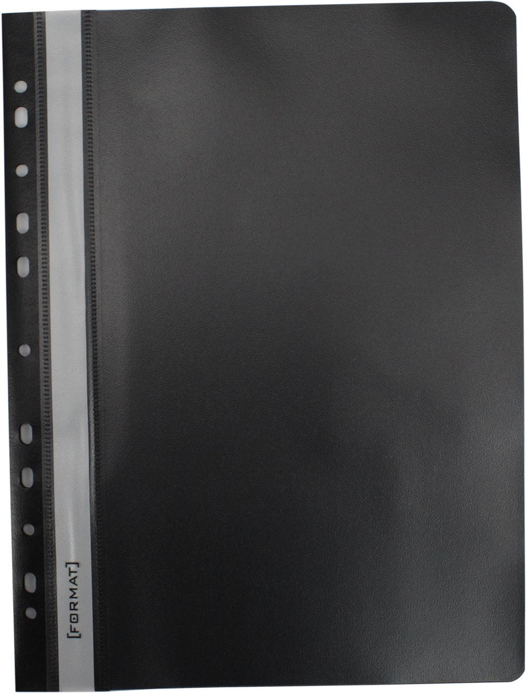Папка-швидкозш. "Economix Light" №E38504-01 А4 з проз.верхом,з перфо.апельс.чорна — купити | Канцелярський Сад