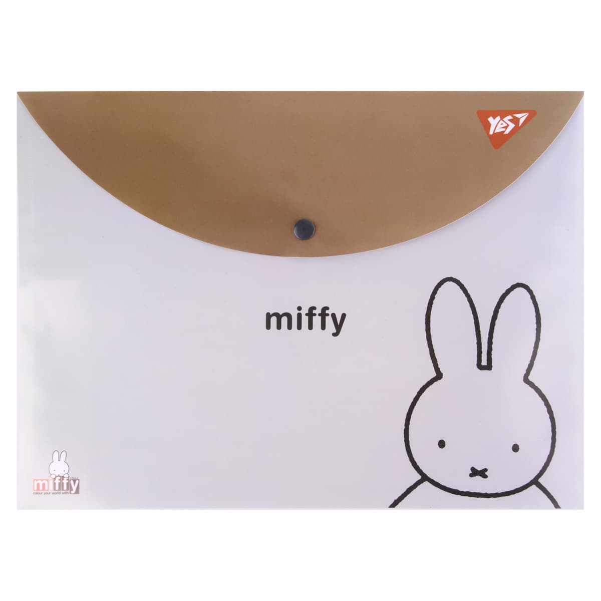 Папка-конверт "Yes" №492294 А4 Miffy на кнопці — купити | Канцелярський Сад