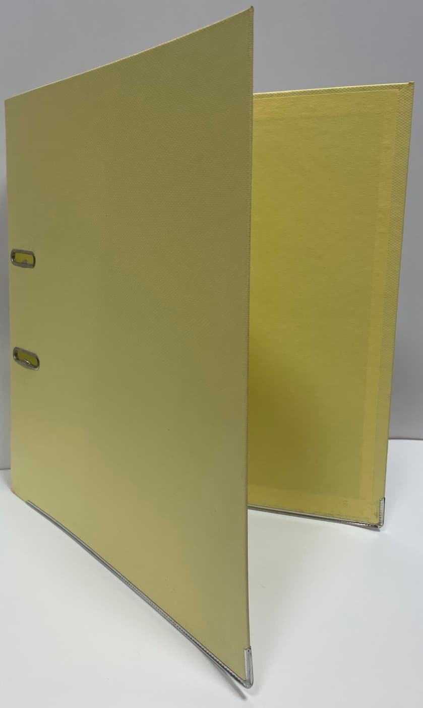 Папка-реєстратор А4 "Economix" 5см №E39722-05 Lux (жовта) зібраний — фото товару | Канцелярський Сад