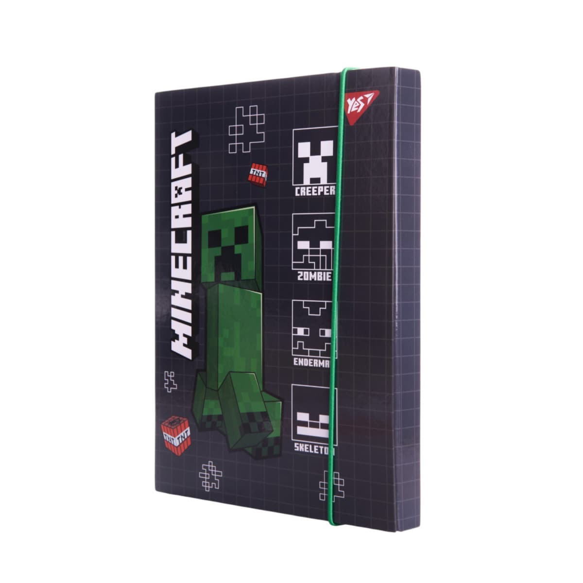 Папка для зош. В5 "Yes" №500243 "Minecraft Creeper" картон. — купити | Канцелярський Сад