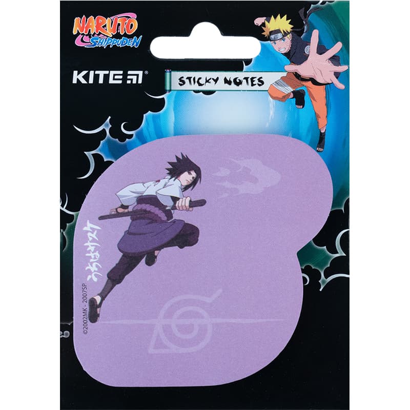 Блок/зам. липк. краєм 70х70мм 50арк. "Kite" Naruto №NR23-298-4 — купити | Канцелярський Сад