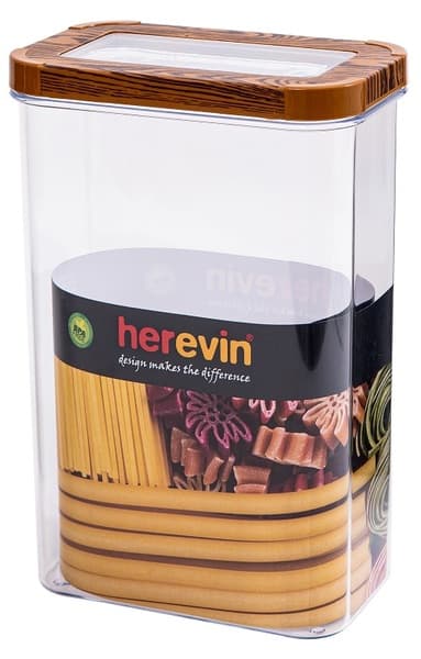 Контейнер для харч. прод. пласт. "Herevin Wood" Transparent Lid 2,5л №161208-003 — купити | Канцелярський Сад