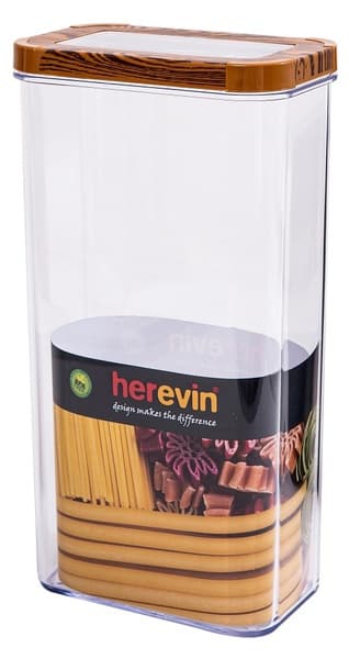 Контейнер для харч. прод. пласт. "Herevin Wood" Transparent Lid 3л №161209-003 — купити | Канцелярський Сад