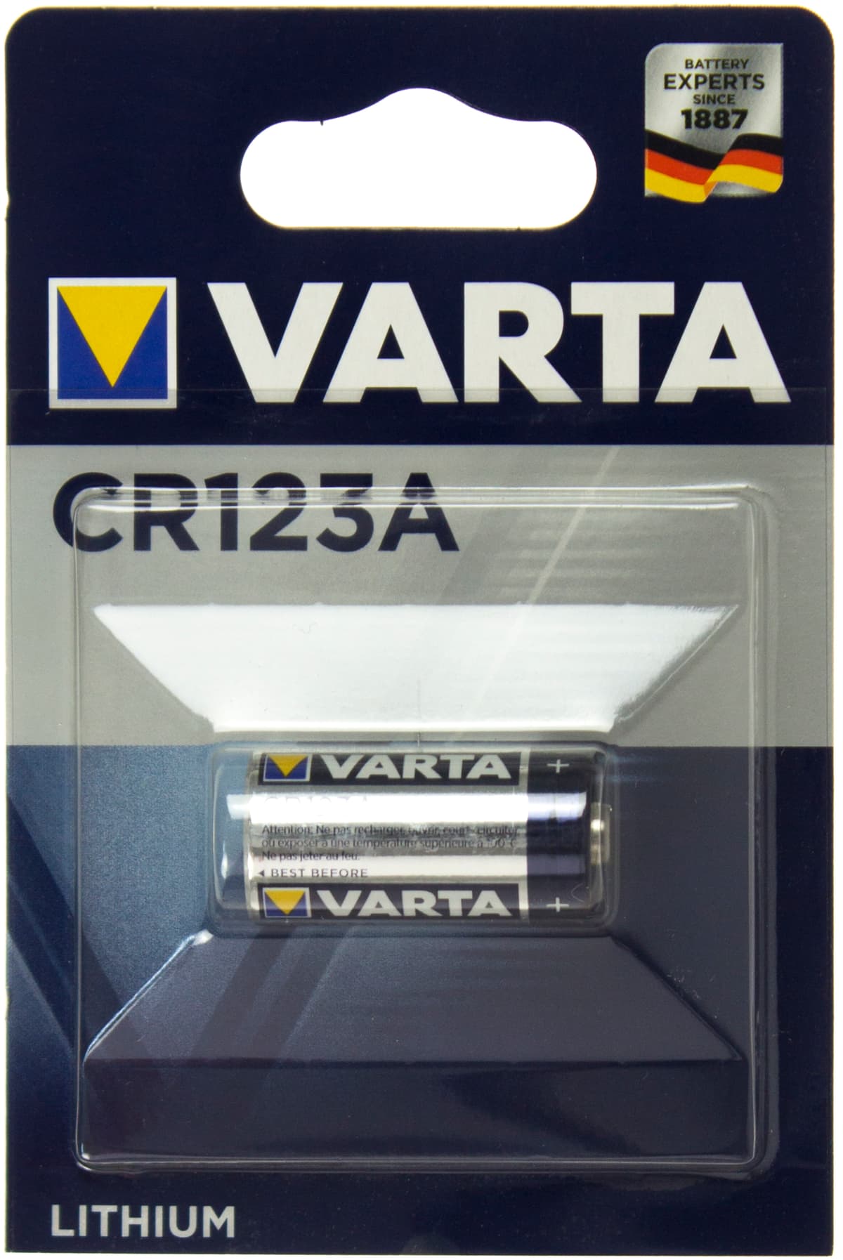 Батарейка Varta Алкалайн СR123/1bl photo 3V — купити | Канцелярський Сад