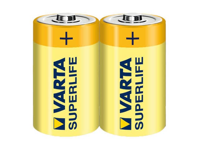 Батарейки Varta Superlife R-14/блістер 2шт — купити | Канцелярський Сад