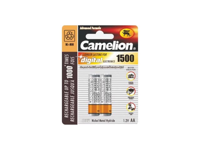 Акумулятори Camelion Ni-Mh (R-06,1500mAh)/блістер 2шт — купити | Канцелярський Сад