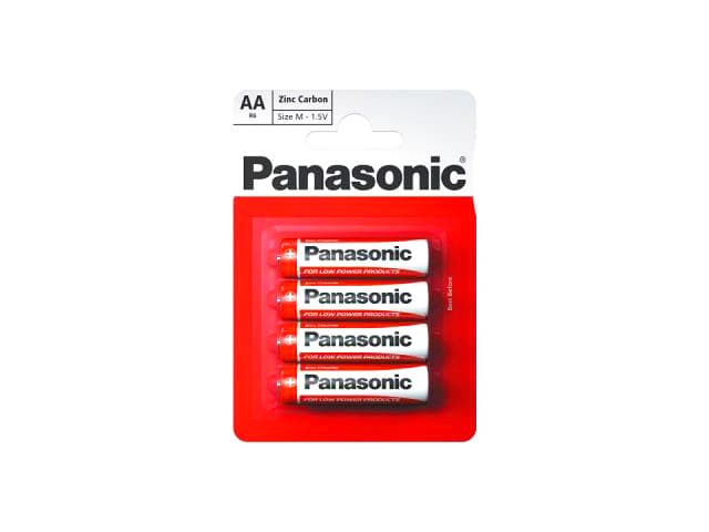 Батарейки Panasonic zinc carbon R-06/блістер 4шт — купити | Канцелярський Сад
