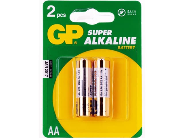 Батарейки GP Super 24A-2UE2 LR-03/блістер 2шт — купити | Канцелярський Сад