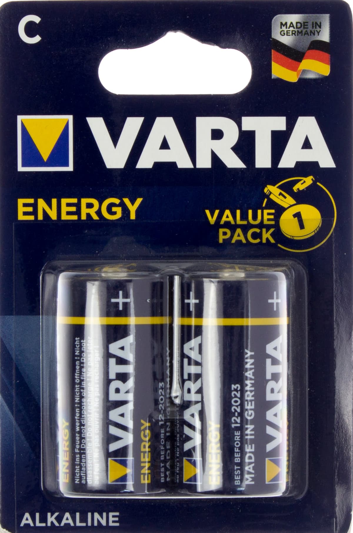 Батарейки Varta energy LR-14/блістер 2шт — купити | Канцелярський Сад