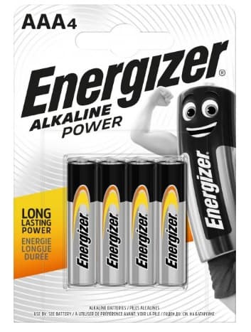 Батарейки Energizer Alkaline Power LR-06/блістер 4шт — купити | Канцелярський Сад