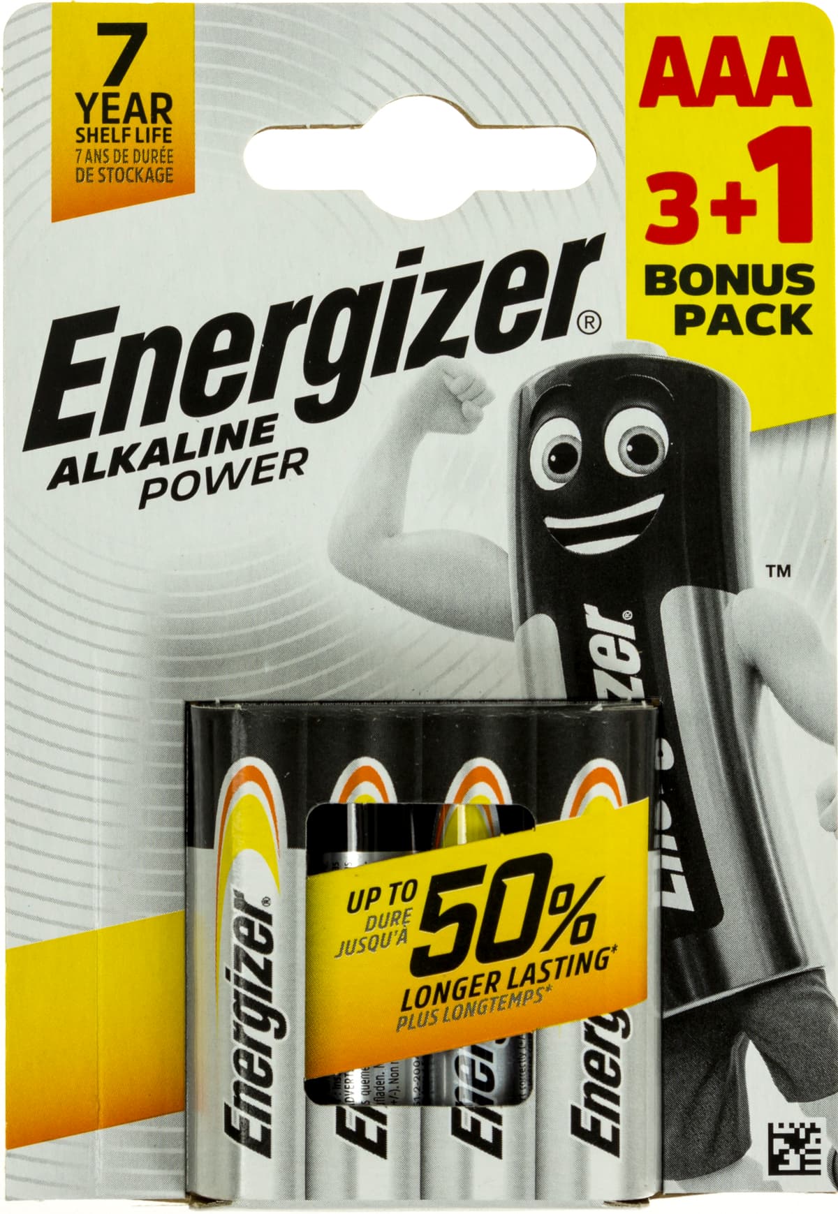 Батарейки Energizer Alkaline Power LR-03/блістер 3+1шт — купити | Канцелярський Сад
