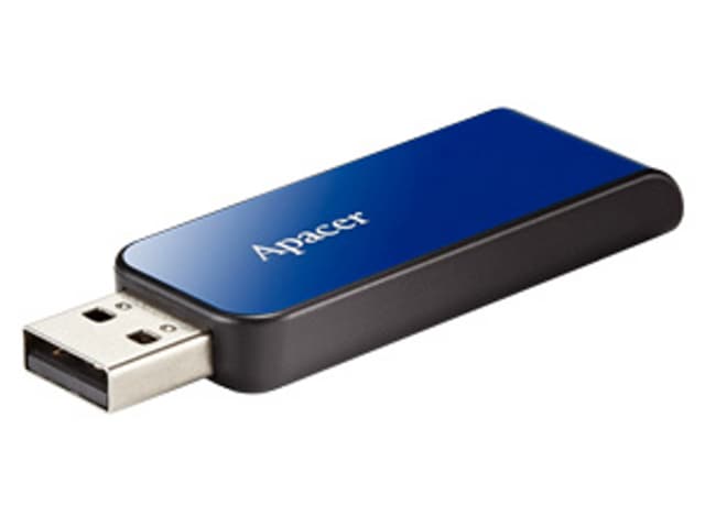 Флеш-пам`ять 32GB "Apacer" AH334 USB2.0 blue №0509 — купити | Канцелярський Сад