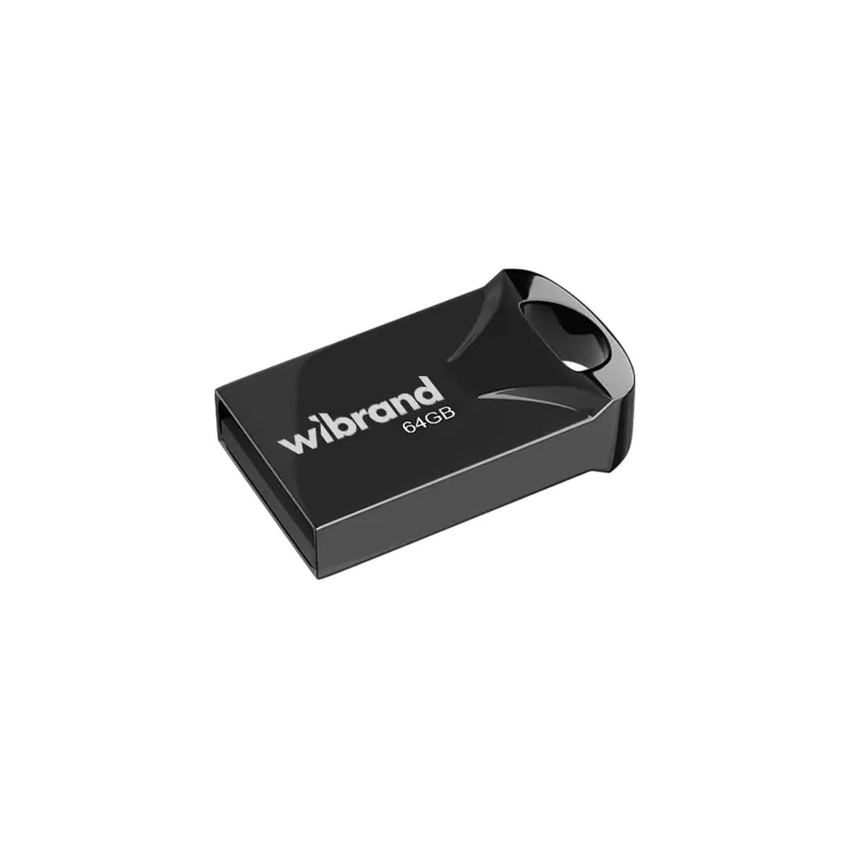 Флеш-пам`ять 64GB "Wibrand" Hawk USB2.0 black №1142 — купити | Канцелярський Сад